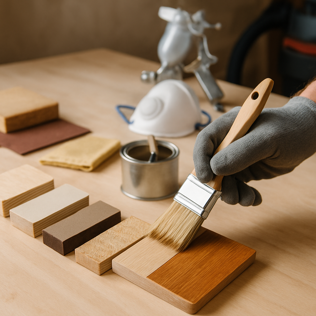 Holzwerkstoffe Oberflächenbehandlung Varianten bei Dougs-Supplies